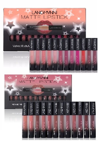 Matte Lipstick Waterproof Long - lasting Velvet Lipstick Set - sidwish
