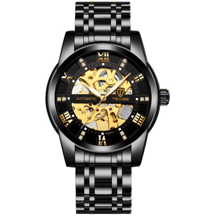 Men''s Fashion Watch Fashion Automatic Mechanical Watch Hollow Watch Watch Waterproof Men''s Watch - sidwish