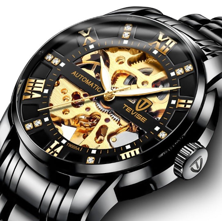 Men''s Fashion Watch Fashion Automatic Mechanical Watch Hollow Watch Watch Waterproof Men''s Watch - sidwish