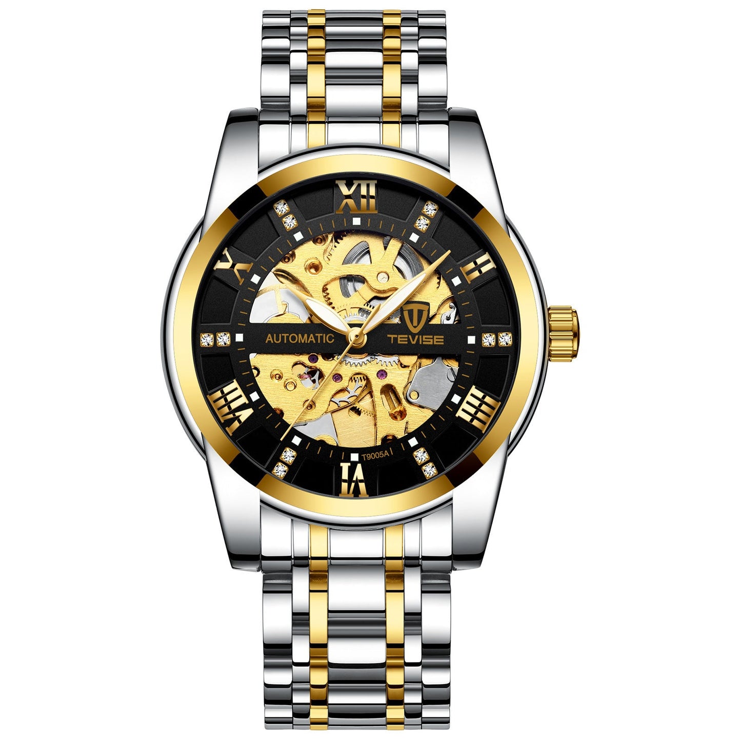 Men''s Fashion Watch Fashion Automatic Mechanical Watch Hollow Watch Watch Waterproof Men''s Watch - sidwish