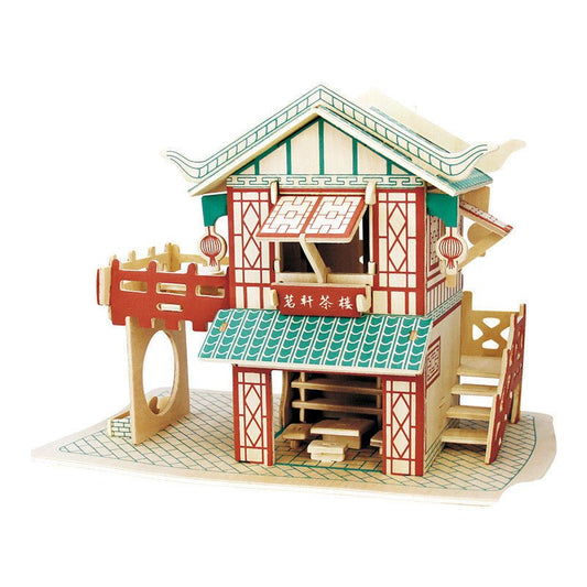 (Mingxuan Tea House) Wooden Puzzle - sidwish