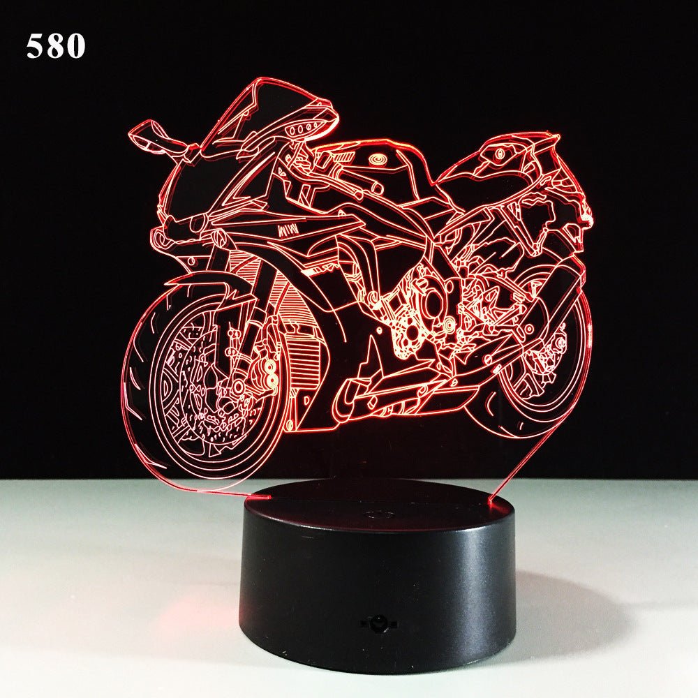 Motorcycle led desk lamp - sidwish