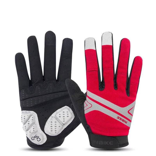 Mountain bike riding gloves motorcycle full finger - sidwish