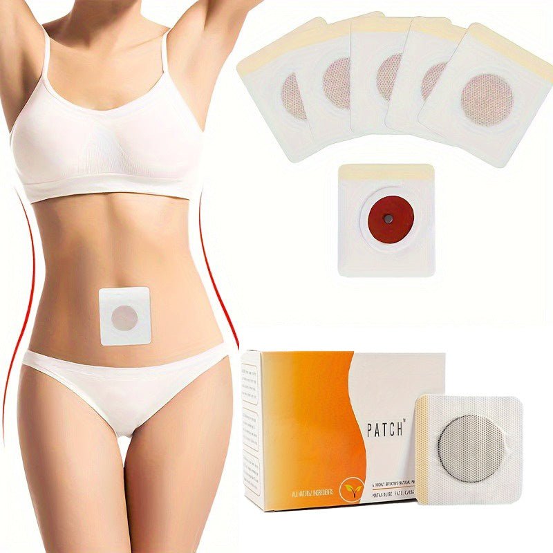 Navel Belly Button Patch Slimming Patch Abdomen Magnetic Detox Sticker - sidwish