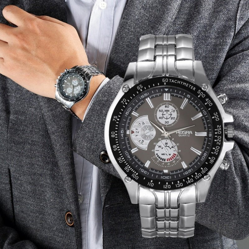 Original Men's Watches Stainless Steel Luminous Calendar Display Quartz Watch For Men Fashion Sports Man Watch - sidwish