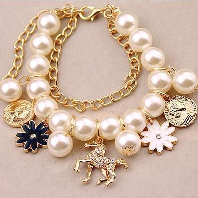Pearl Flower Bracelet Jewelry - sidwish