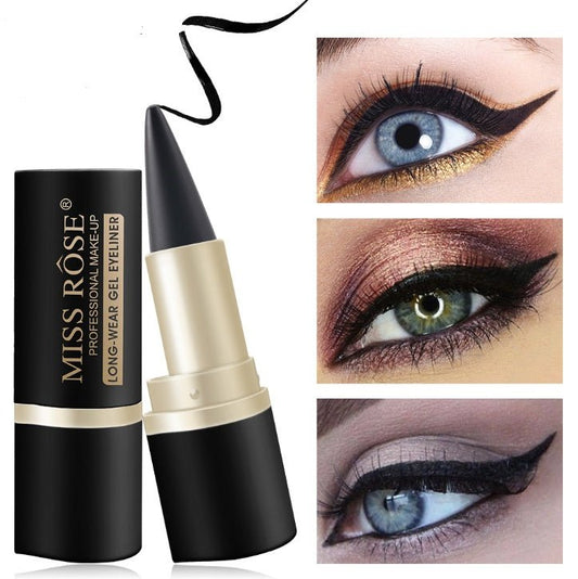 Waterproof Black Eyeliner Liquid Eye Liner Pen Pencil Gel Beauty Makeup Cosmetic Eyelashes Waterproof Eye Liner Makeup Tool - sidwish