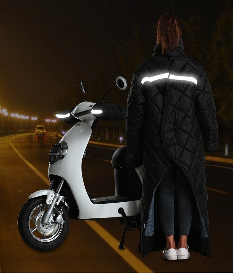 Waterproof Padded And Warm Windbreaker With Handle - sidwish