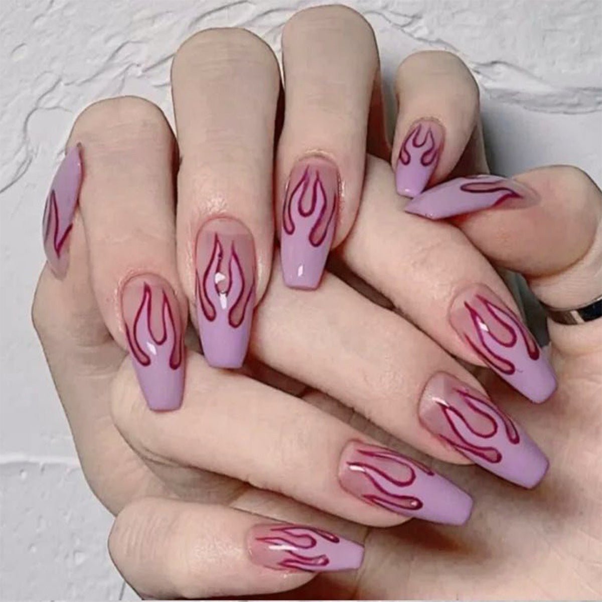 Wearing Nails Finished Soft Nails False Nails - sidwish