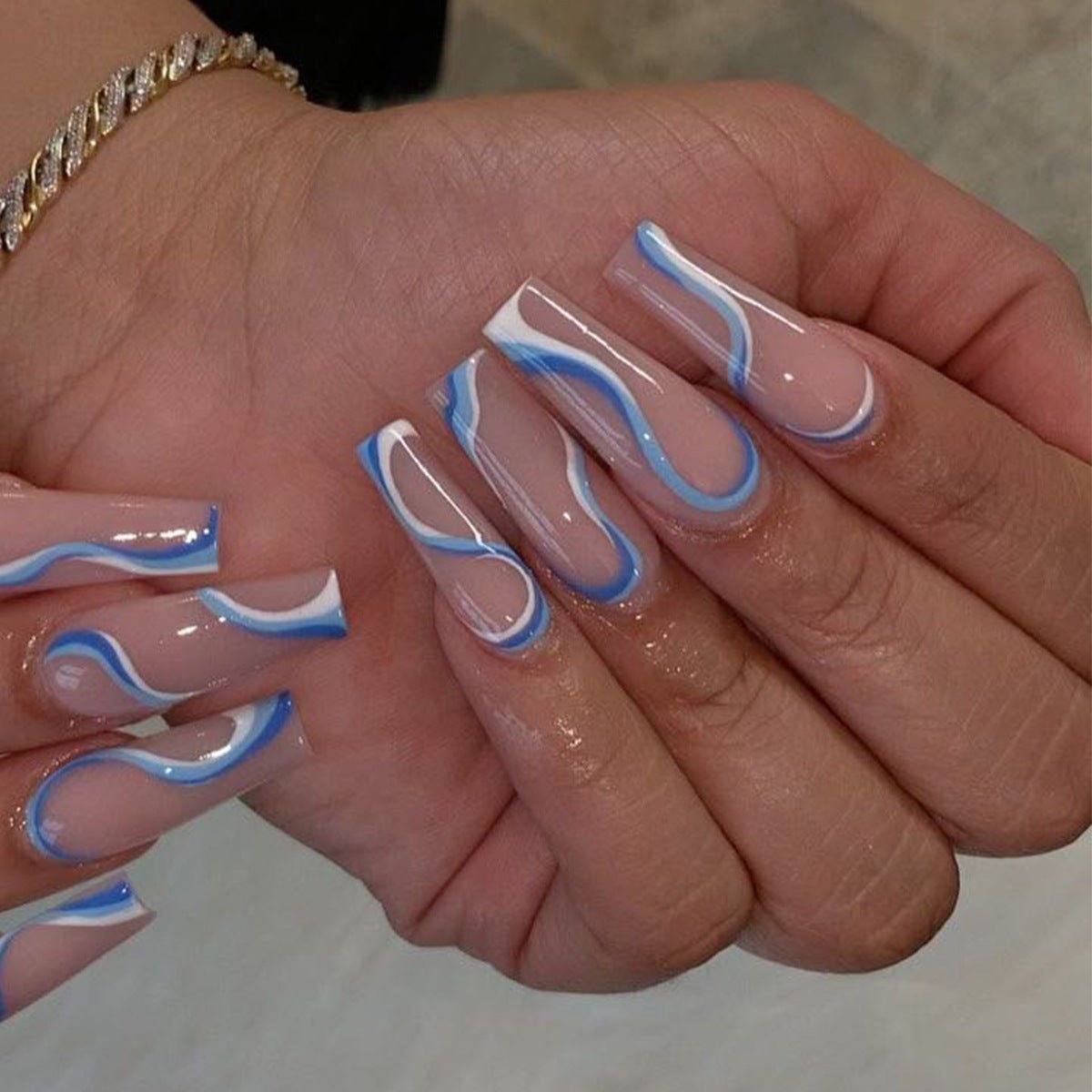 Wearing Nails Finished Soft Nails False Nails - sidwish