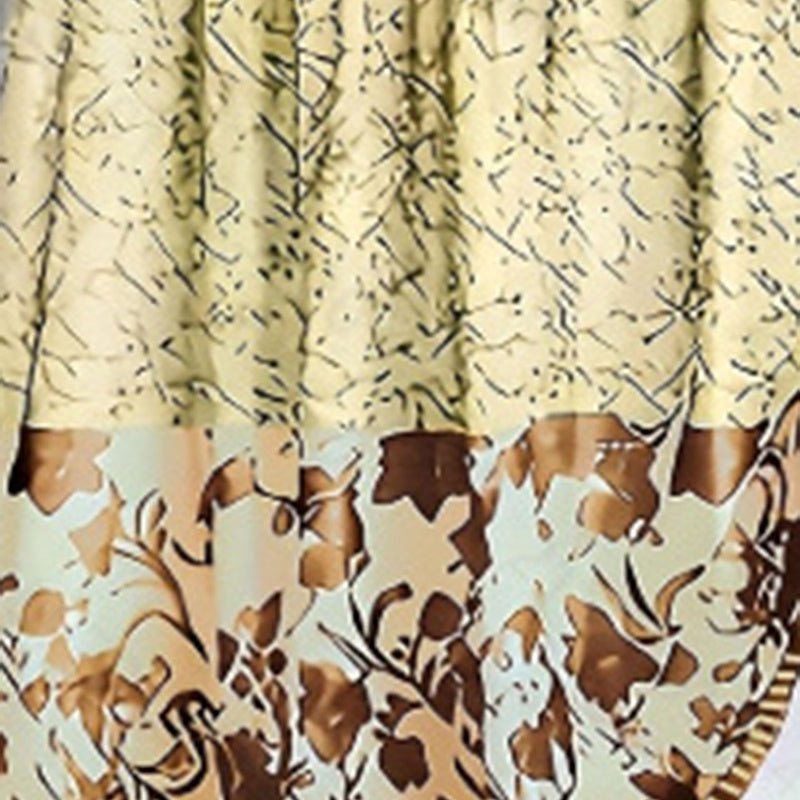 Women's Plus Size Boho Floral Dresses Sleeveless Tiered Pleated Swing Long Sundress - sidwish