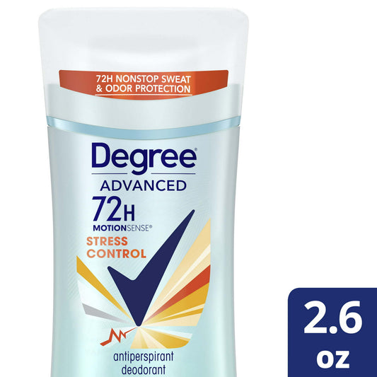 Degree Advanced MotionSense Stress Control Antiperspirant Deodorant, 2.6 oz - Sidwish