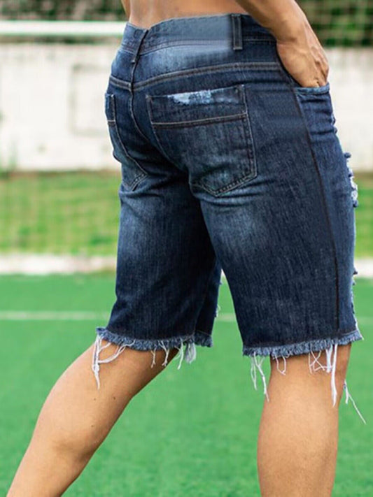 Slim Fit Fashion Jeans Men's Shorts - Sidwish